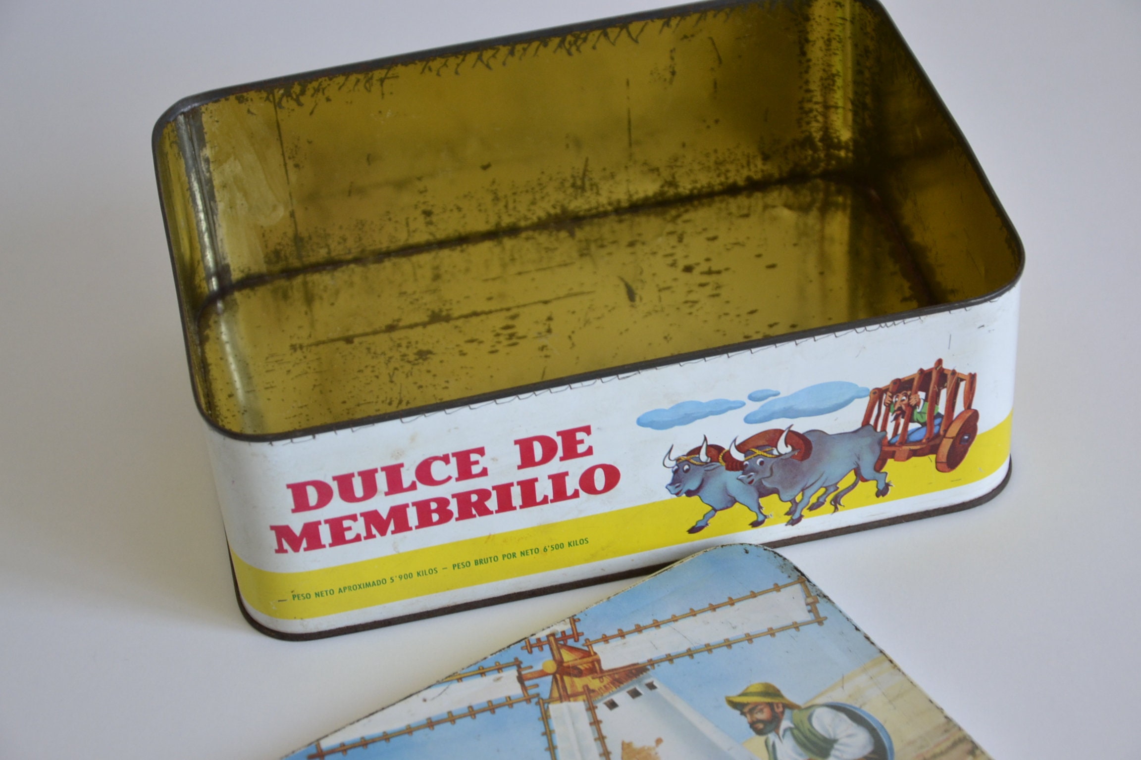 Don Quixote decor tin box Collectible can Don Quixote 197374s Etsy
