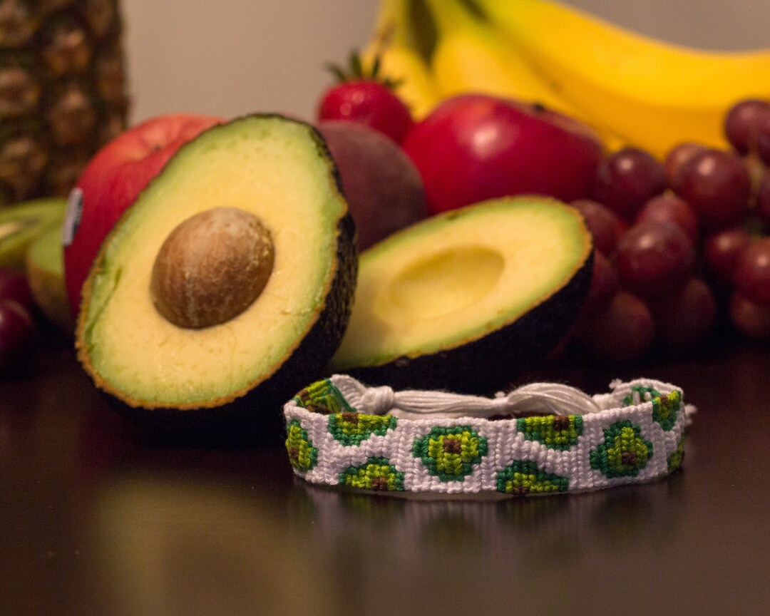 Avocado Pattern Friendship Bracelet Etsy