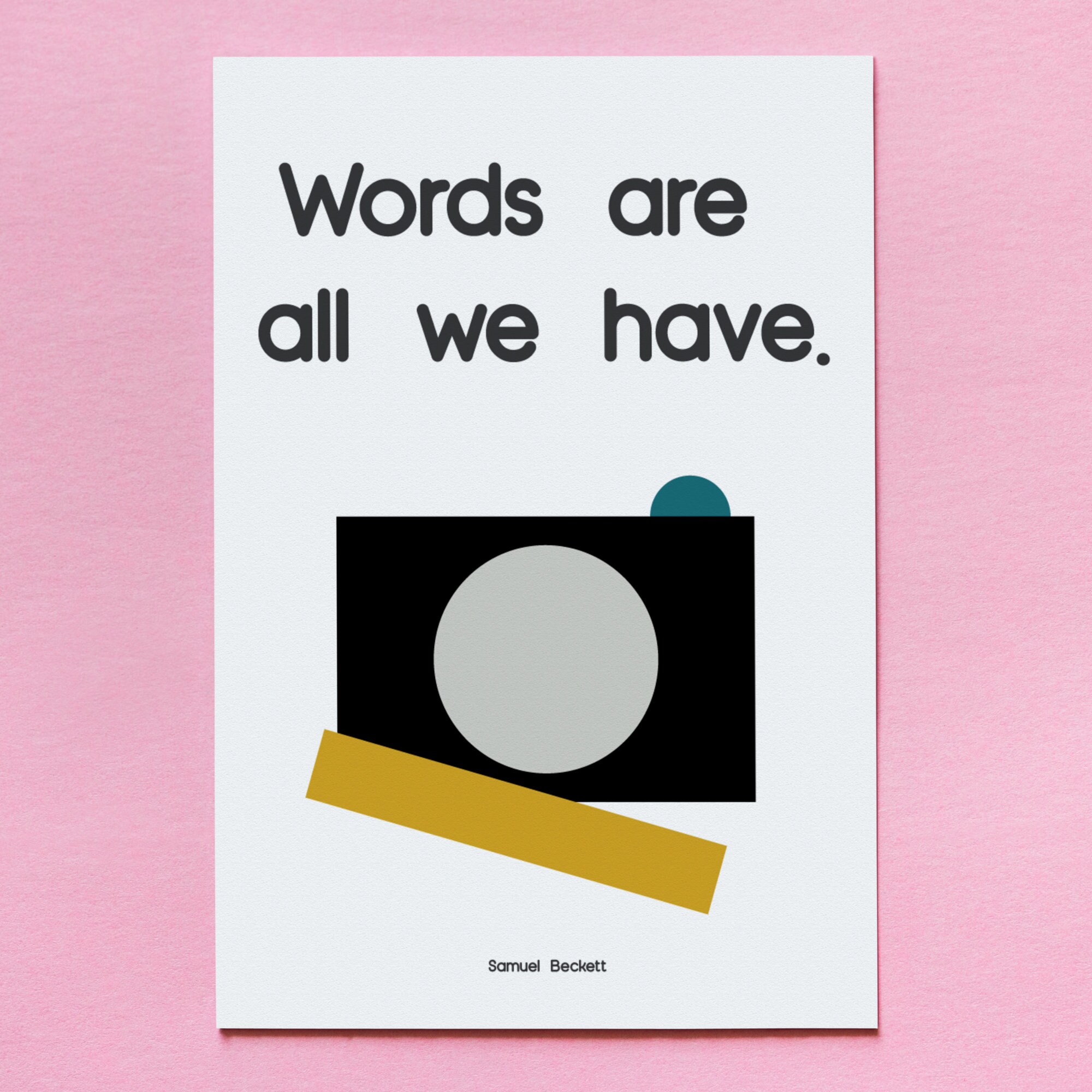 Printable Samuel Beckett Quotes Wall Art - Etsy