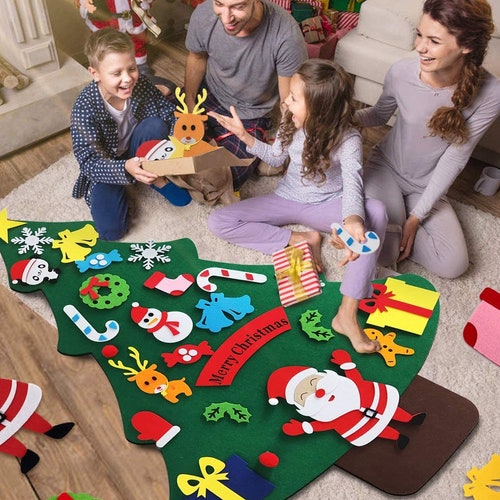 3D Felt Christmas Tree Gifts for Kids Christmas Toddler Etsy