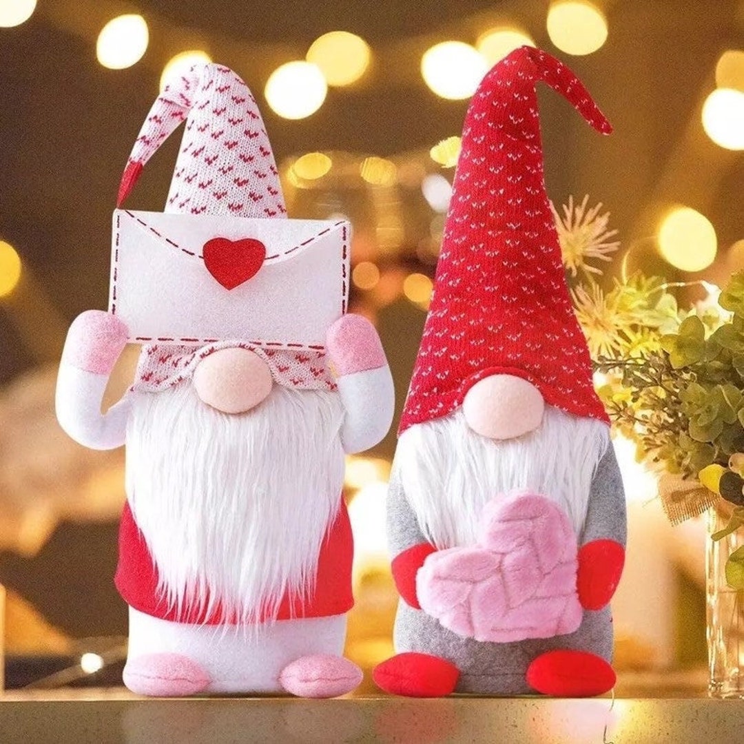 2pcs Valentine Gnome for Couple Christmas Gifts for Couple