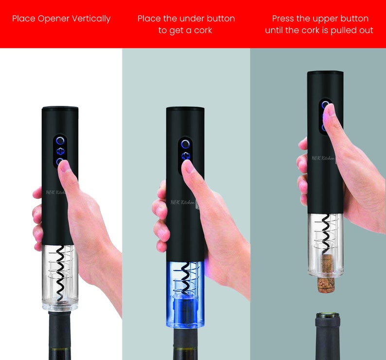 Premium Cordless Bottle Electric Wine Opener 4-in-1 Father’s Day Gift Premium Cordless Bottle Electric Wine Opener 4-in-1 Father’s Day Gift