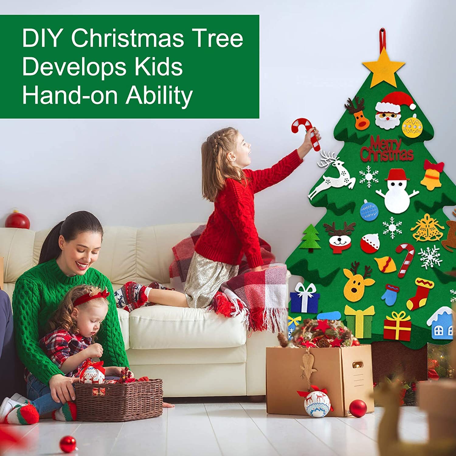 31PCS Felt Christmas Tree Gifts for Kids Christmas Toddler Etsy