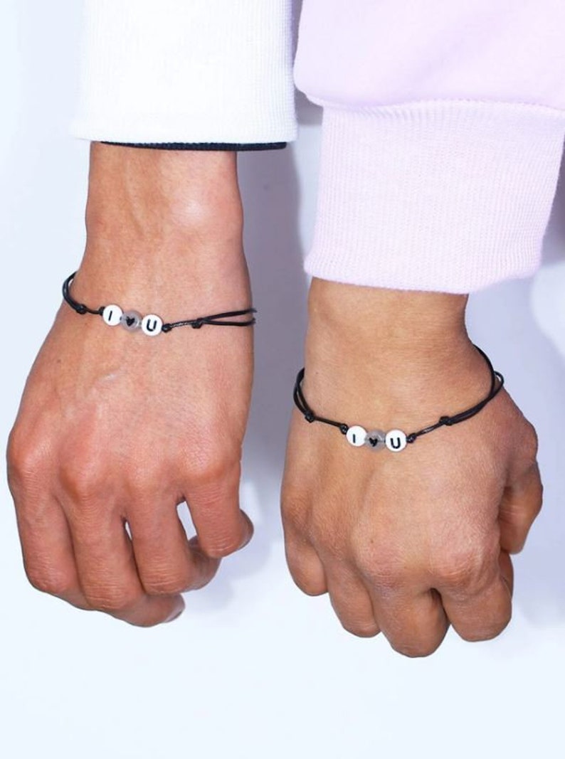 Long Distance Matching Couples Bracelet Couples Bracelet Etsy