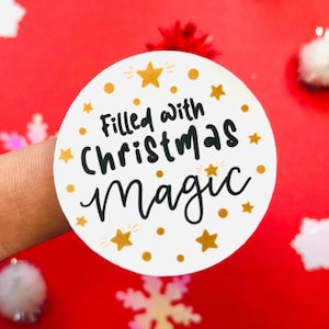 35x Merry Christmas Stickers Christmas Stickers UK | Etsy
