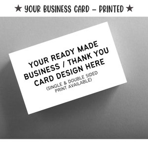 Personalisierte Visitenkarten | Dankeskarten | Benutzerdefinierte Karten | Kleinunternehmen | Silk & Matte Karten | Kartendruckservice | Kartendesign