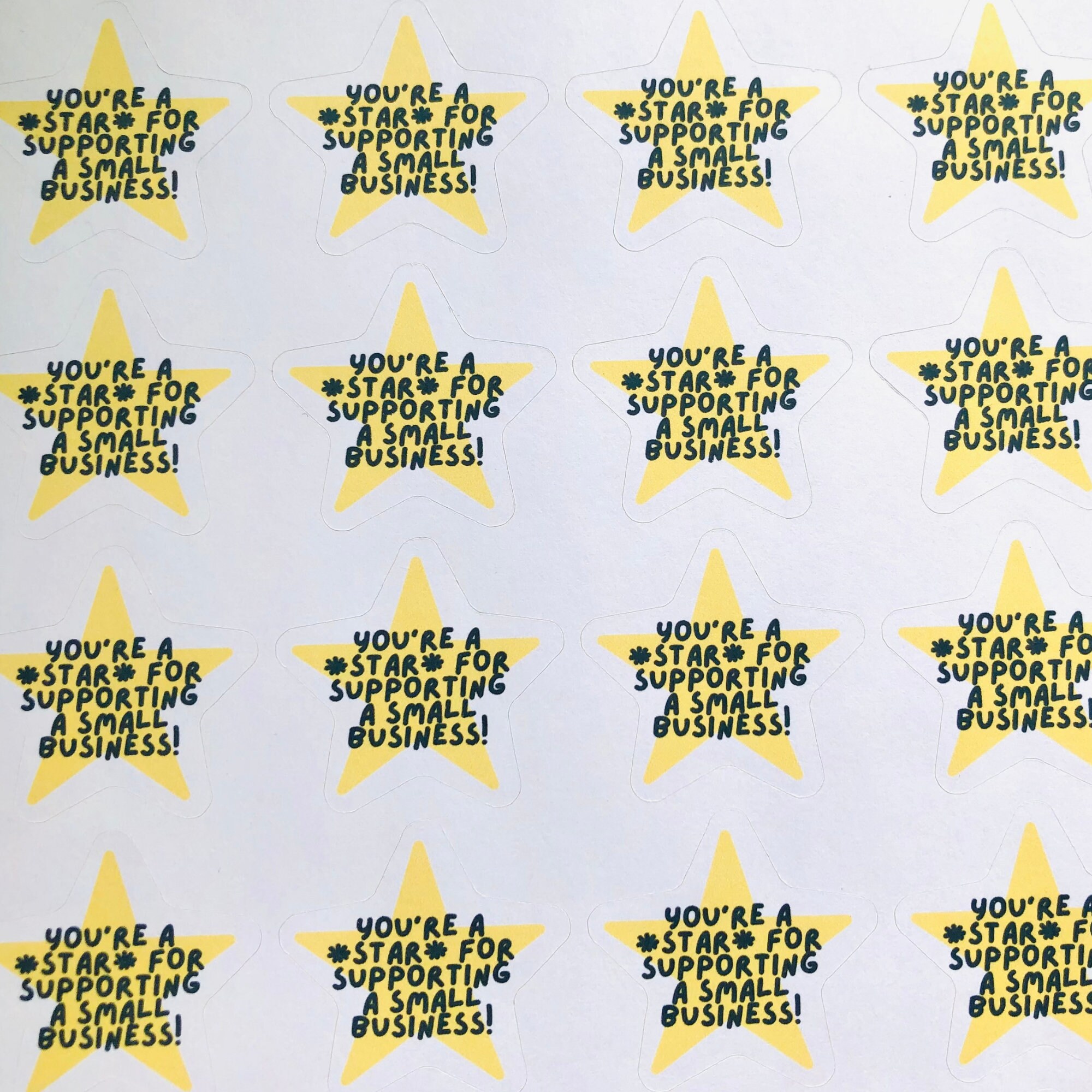35x You're A Star Stickers Thank you Stickers Small | Etsy