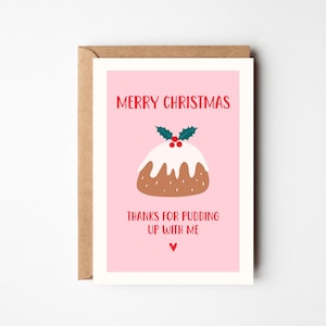 A6 Süße Weihnachtskarte | Weihnachtskarte Ehemann | Weihnachtskarte Frau | Liebe Karte | Für Freund, Freundin | Für Ihn, für Sie, Ehepartner