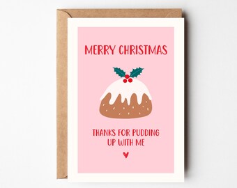 A6 Süße Weihnachtskarte | Weihnachtskarte Ehemann | Weihnachtskarte Frau | Liebe Karte | Für Freund, Freundin | Für Ihn, für Sie, Ehepartner