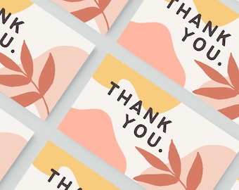 Thank You Business Cards | Order Cards | Minimalistic Cards | Wedding Cards | Small Business Supplies | Packaging Cards | Silk & Matte Cards