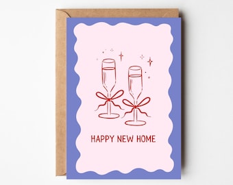 A6 Happy New Home Home Card | Congratulations Card | New House Card | New Home Card | First Home Card | Moving Home Card | New Home Gift