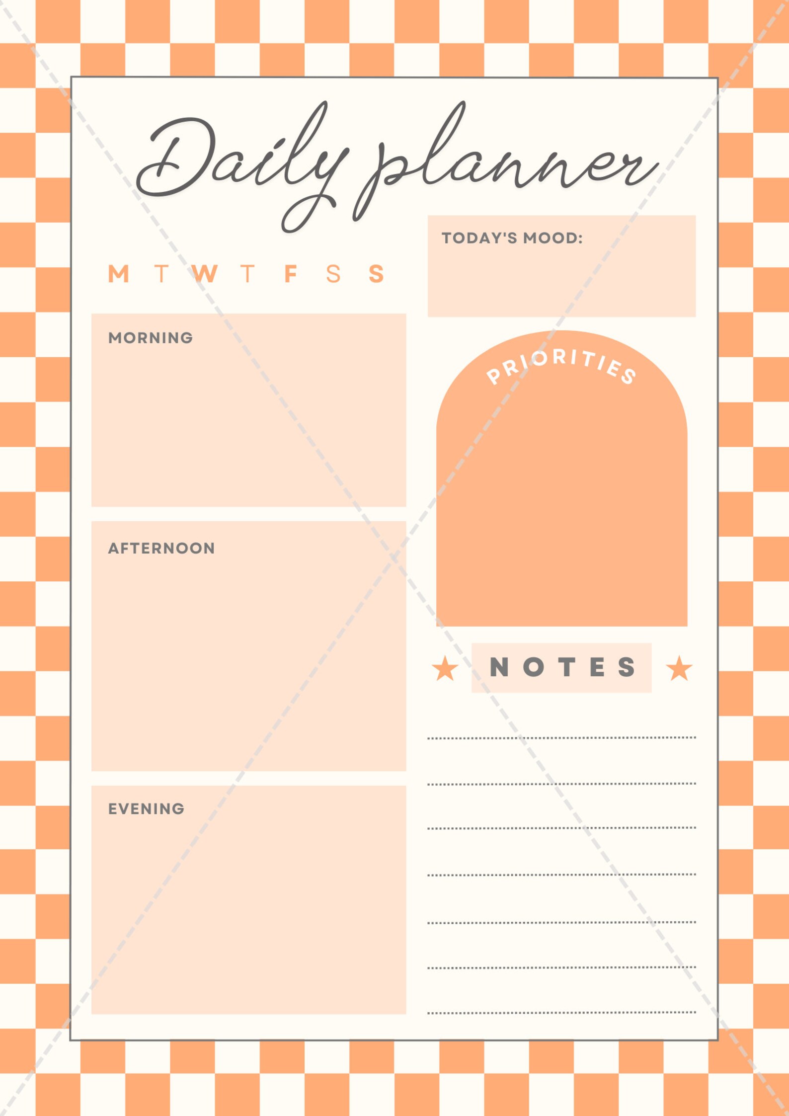 Daily Planner | Digital Download | Printable Planner | Daily to Do List ...