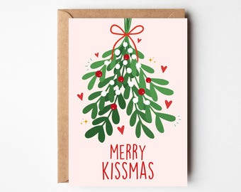 A6 Süße Weihnachtskarte | Weihnachtskarte Ehemann | Weihnachtskarte Frau | Liebe Karte | Für Freund, Freundin | Für Ihn, für Sie, Ehepartner
