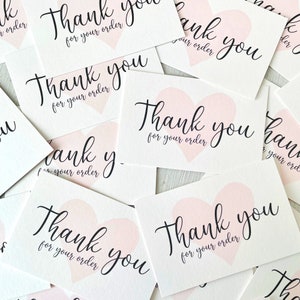 Vielen Dank für Ihre Bestellung Karten | Kleine Visitenkarten | Minimalistische Karten | Zubehör für Kleinbetriebe | Verpackung Karten | Silk & Matte Karten
