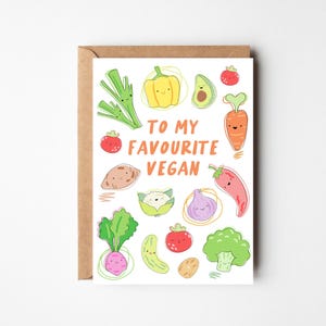 Carte végétalienne A6 joyeux anniversaire | Carte d'anniversaire végétalienne | Carte végétalienne drôle | Cadeau végétalien | Jeu de mots végétalien | Jolie carte végétalienne