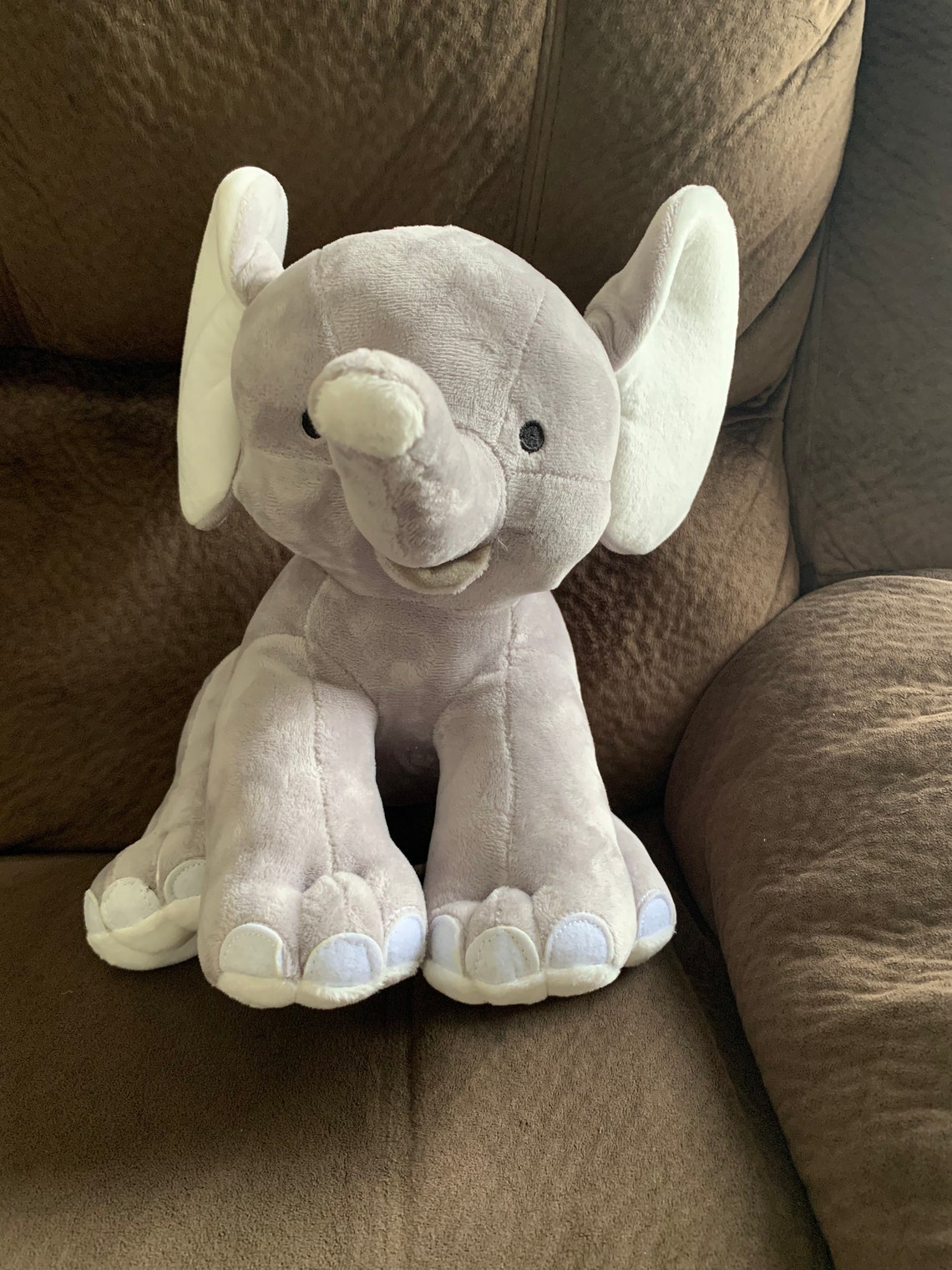 Blank Plush Elephant/Birth Stat Elephant / Personalized Etsy