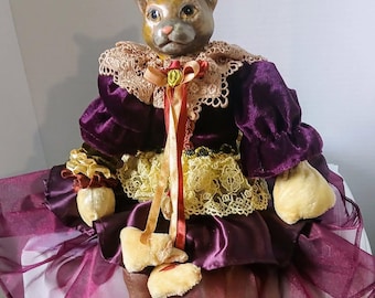 Katherine's Collection Victorian Christmas Cat 26