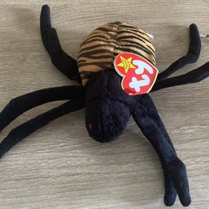 Ty McDonald’s Happy Meal Toy Beanie Baby Spinner The Spider 2000 SEALED in Bag (these is a pics of one that is open)