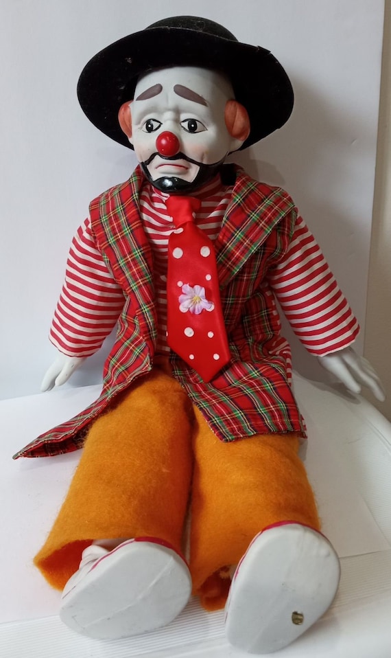 Emmett kelly porcelain doll hotsell