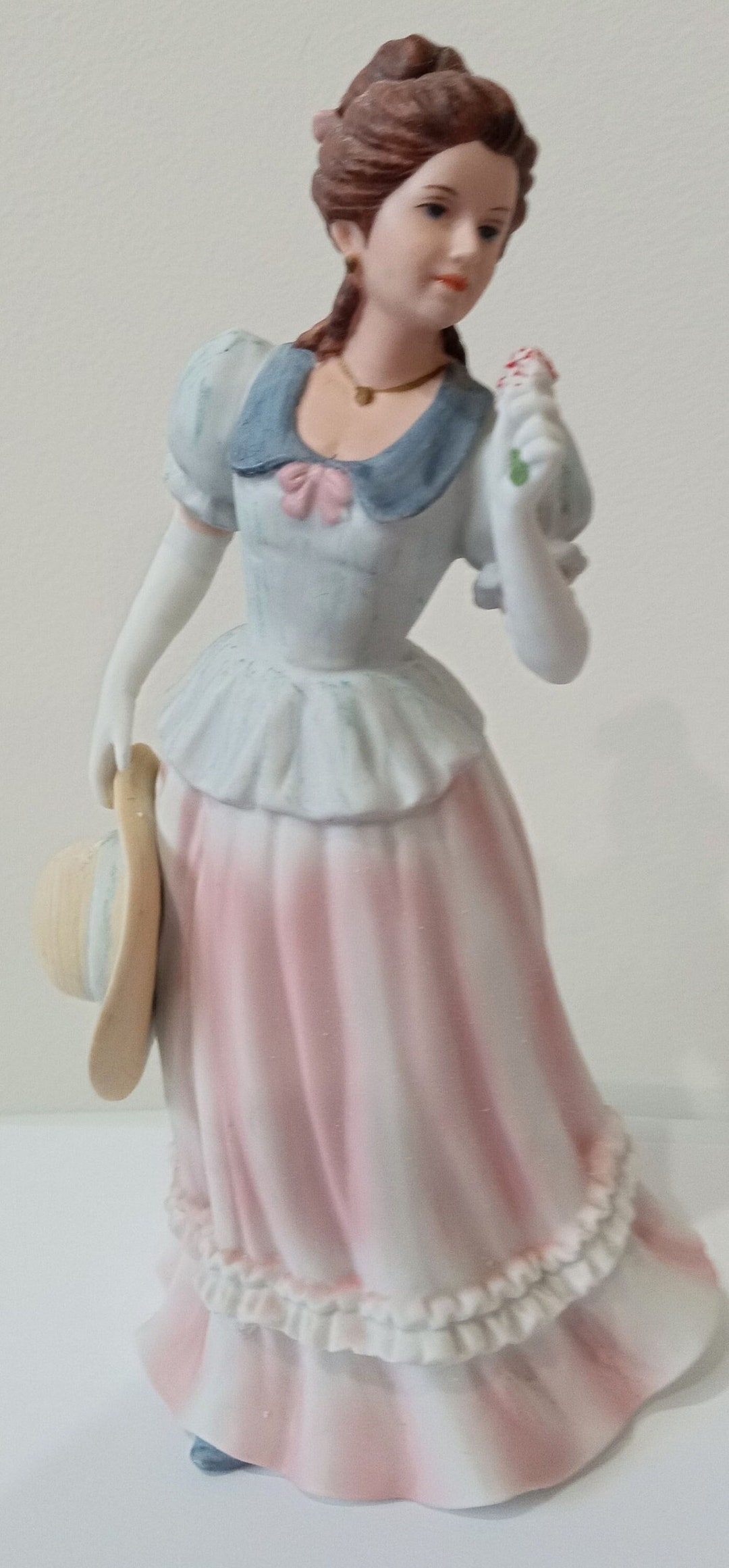 Vintage Home Interiors HOMCO 1452 Victorian Woman Figurine Etsy