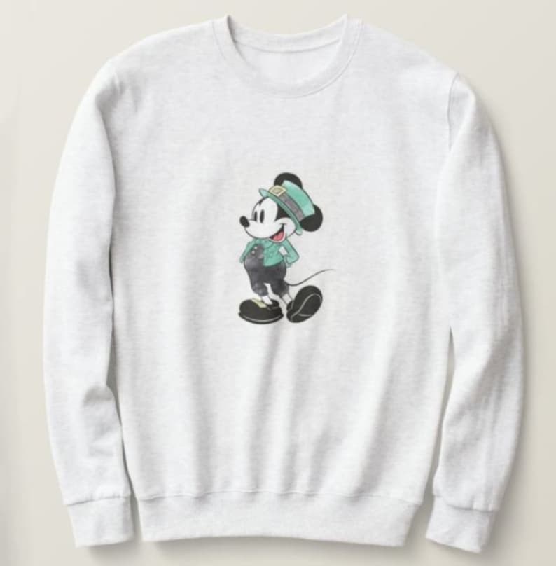 Vintage Style Mickey Mouse Clubhouse St Patricks Day Sweatshirt