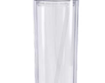 Personalized Rhinestoned Acrylic (Plastic) Tumblers