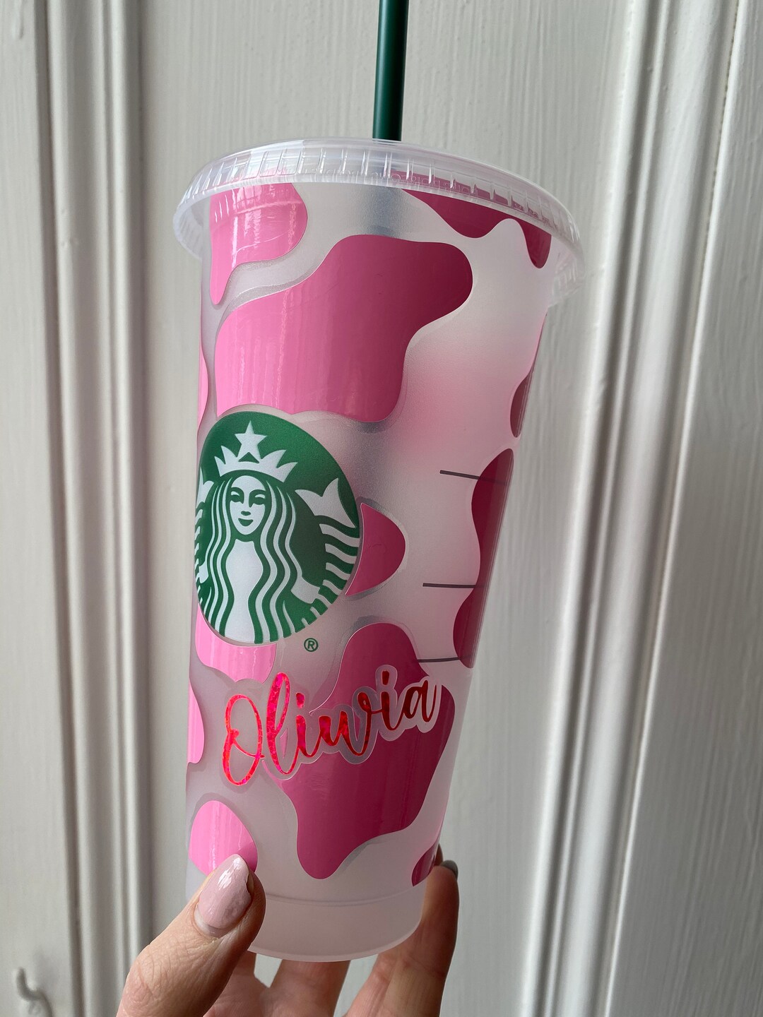 Starbucks Cold Cup UK, Cow Print, Best Friend Gift, Coffee Cup
