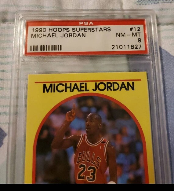 Michael Jordan PSA 8 Rare Yellow 1989 