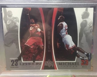 NBA ZIEGE Michael Jordan und Lebron James 2005!! Selten Minze scharfe Kanten/Ecken Wunderschöne Karte!! Selten ! #TheLastDance #Orlando