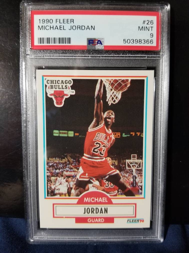 fleer 1990 michael jordan basketball card