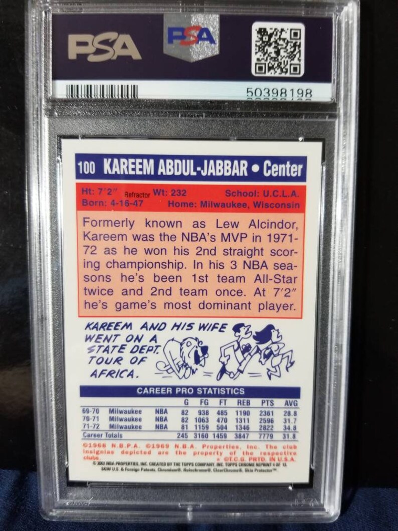 Kareem Abdul Jabbar Lew Alcindor 6x Nba Mvp All Time Nba Etsy Kareem Abdul Jabbar Lew Alcindor 6x Nba Mvp All Time Nba Etsy