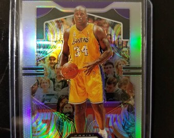 Shaquille ONeal! Orlando magic lakers heat 4x nba champion mvp tnt cohost! Cultural icon phenomenon. Shaquille O'Neal silver prizm refractor