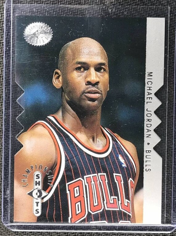 Michael Jordan! 1995-96 Special Print Championship Shots Die-cut 