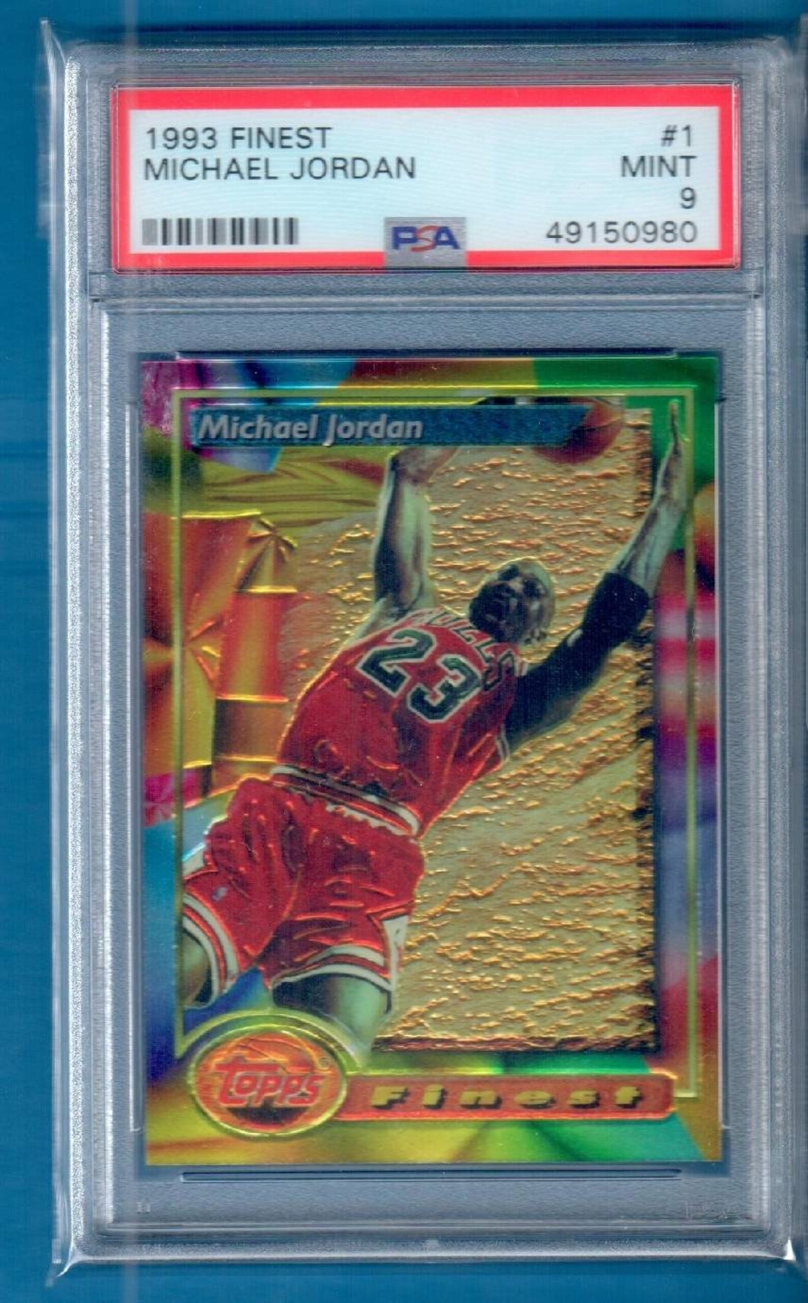 topps finest michael jordan