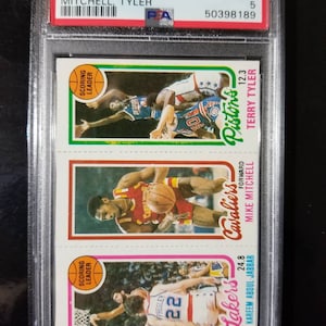 Kareem Abdul-Jabbar Lew Alcindor! 6x nba mvp all time nba scoring leader bucks lakers showtime. PSA 1980 Topps Abdul-Jabbar Mitchell, Tyler