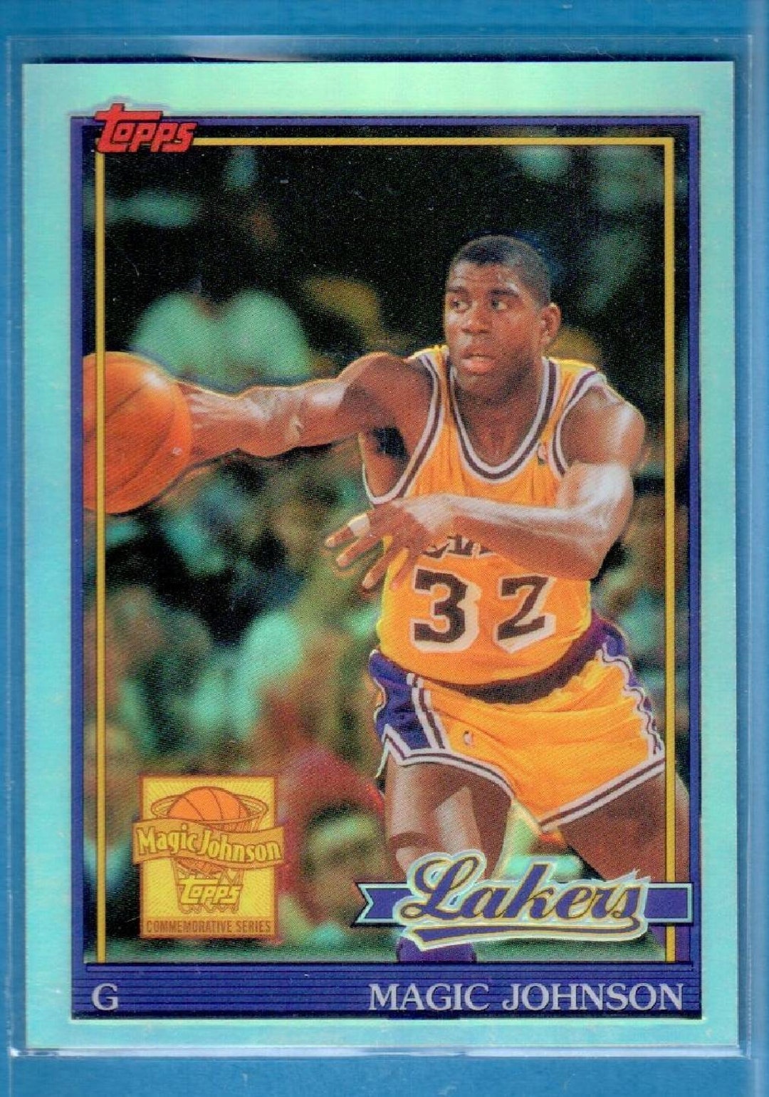 Magic Johnson 01 Lakers Topps Rare Chrome Refractor 89 - Etsy Canada