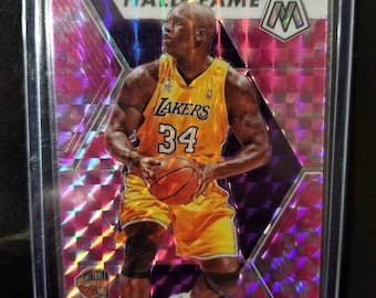 Shaquille O'Neal! Orlando Magic Lakers Heat 4 volte campione NBA MVP TNT co-conduttore! Fenomeno icona culturale. Mosaico rifrattore rosa di Shaquille O'Neal