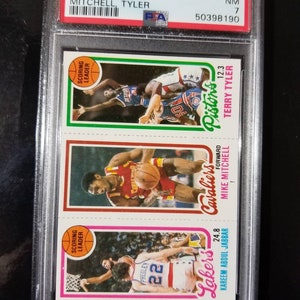Kareem Abdul-Jabbar Lew Alcindor! 6x nba mvp all time nba scoring leader bucks lakers showtime. PSA7 1980 Topps Abdul-Jabbar Mitchell, Tyler