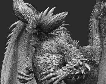 Nergigante Monster Hunter STL Modèle numérique Impression 3D