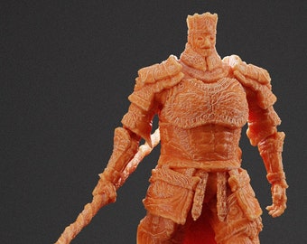 Champion Gundyr Dark Souls 3 Miniature STL File 3D Print