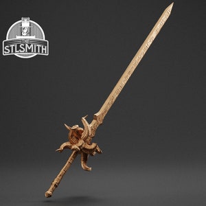 Ringed Knight Straight Sword Dark Souls 3 STL Digital Model 3D Print Cosplay