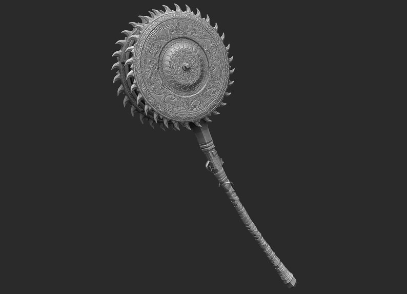 Whirligig Saw Bloodborne Cosplay STL Digital Model 3D Print