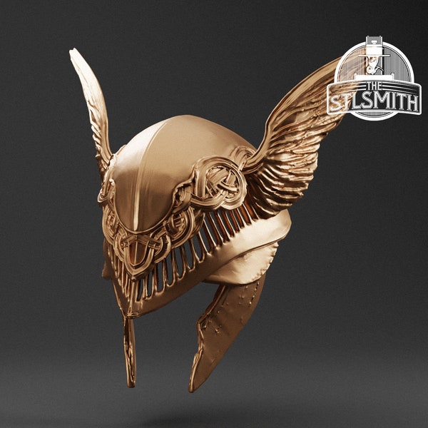 Malenia's Winged Helm STL Digital Model Cosplay 3D Printing