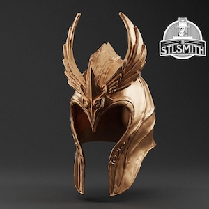 Elven Helmet OB STL Digital Model Cosplay 3D Printing