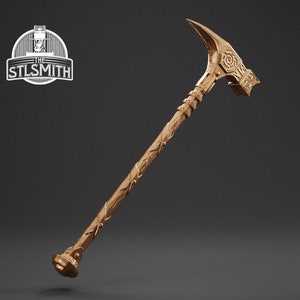 Steel War Hammer Life Size Replica Prop Kit 3D Print FDM
