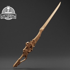 Type-40 Sword Nier Automata Cosplay STL Digital Model 3D Print
