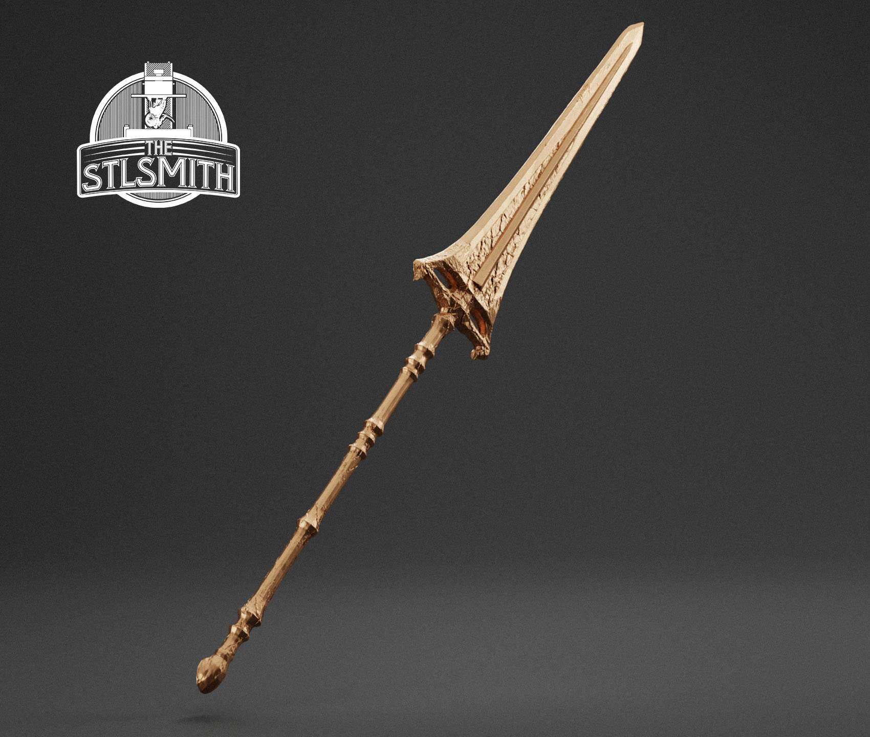 ドラゴンスレイヤーソードスピア DS3 STL デジタルモデル 3D