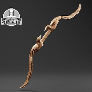 Ebony Bow Life Size Replica Prop Kit 3D Print FDM