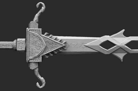 Onyx Blade Dark Souls 3 STL Digital Model 3D Print Cosplay 