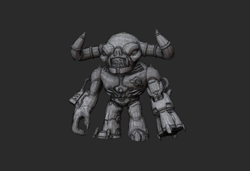 doom eternal mini tyrant collectible